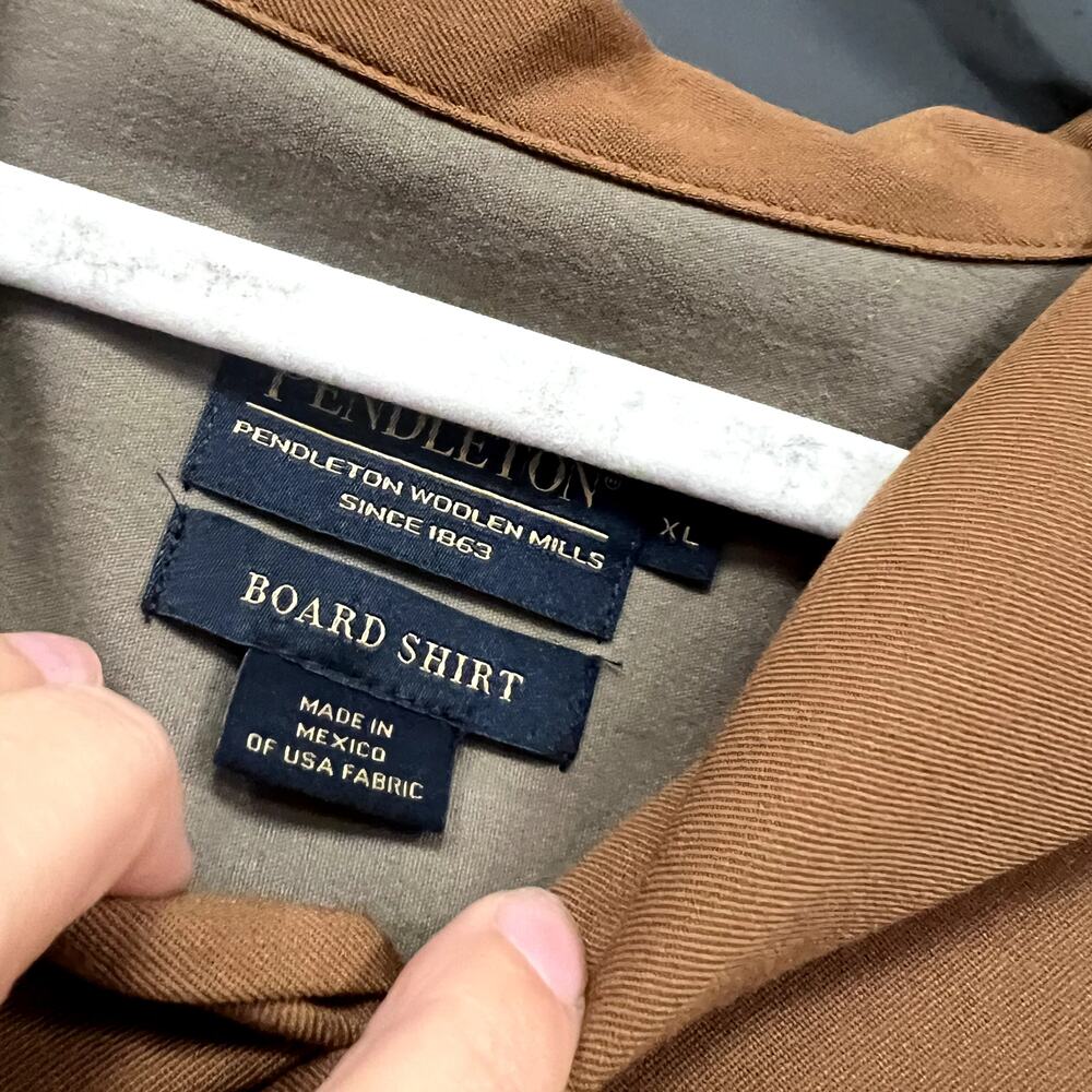 Pendleton Vtg Wool Flannel Button Up Board Shirt … - image 3